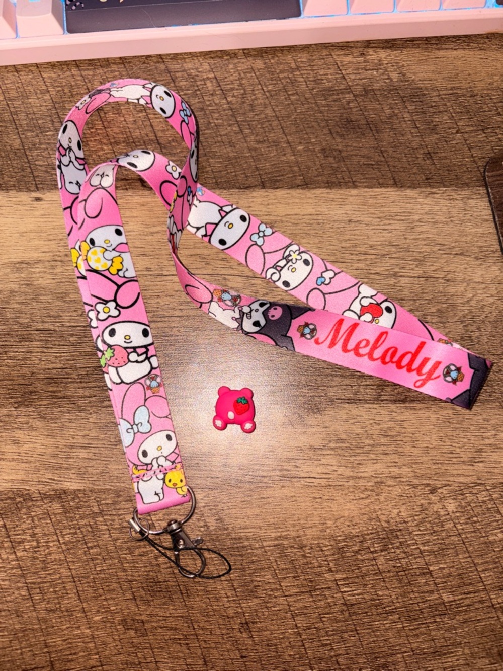 My Melody Pink Character Lanyard